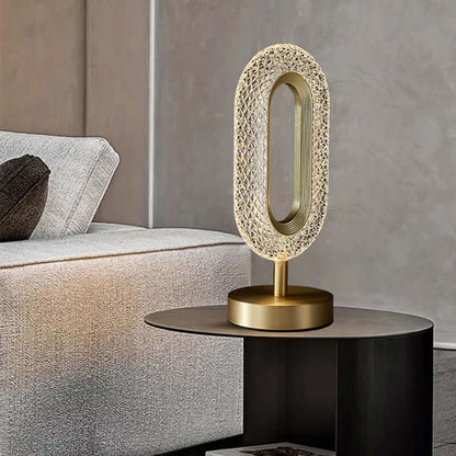Crystal Glass LED Desk Lamp
