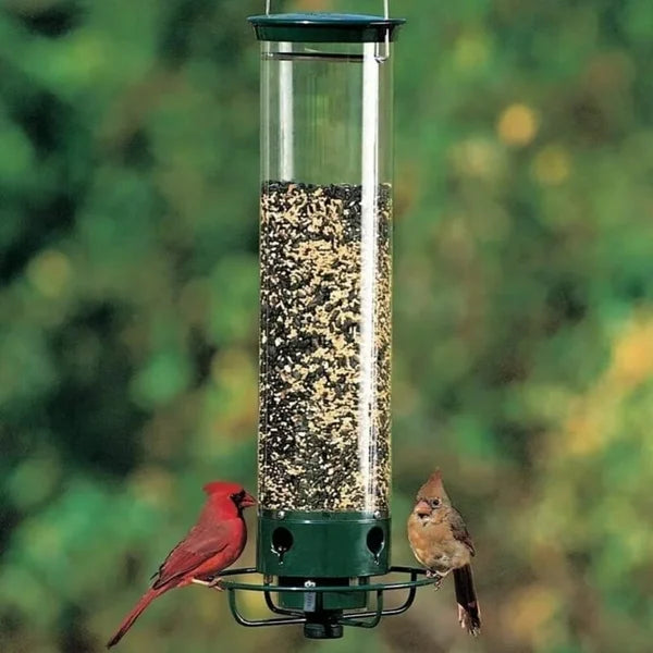 Wild Bird Feeder with Spin Tray and Large Seed Capacity - Cofik