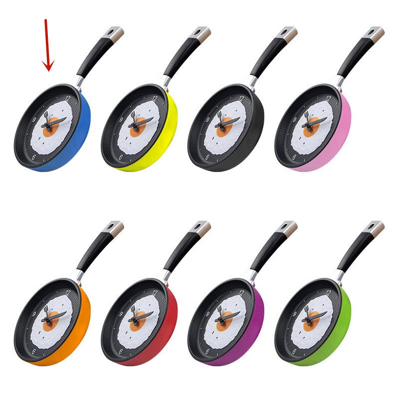 Quiet Kitchen Wall Clock Silent Fried Egg Design