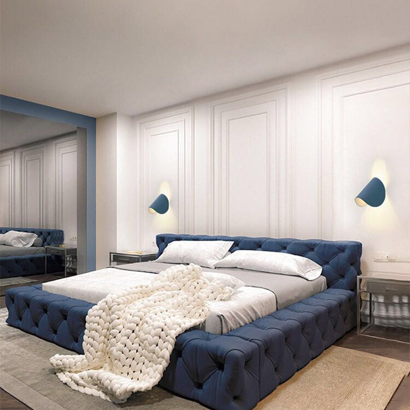 Contemporary Metal LED Color Changing Wall Lamp