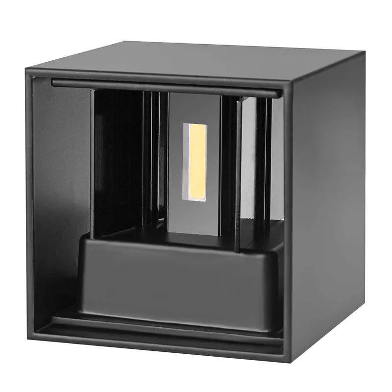 Dark Grey Metal Outside LED Wall Light - Cofik
