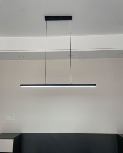 Sleek Metal Kitchen Island LED Pendant Light