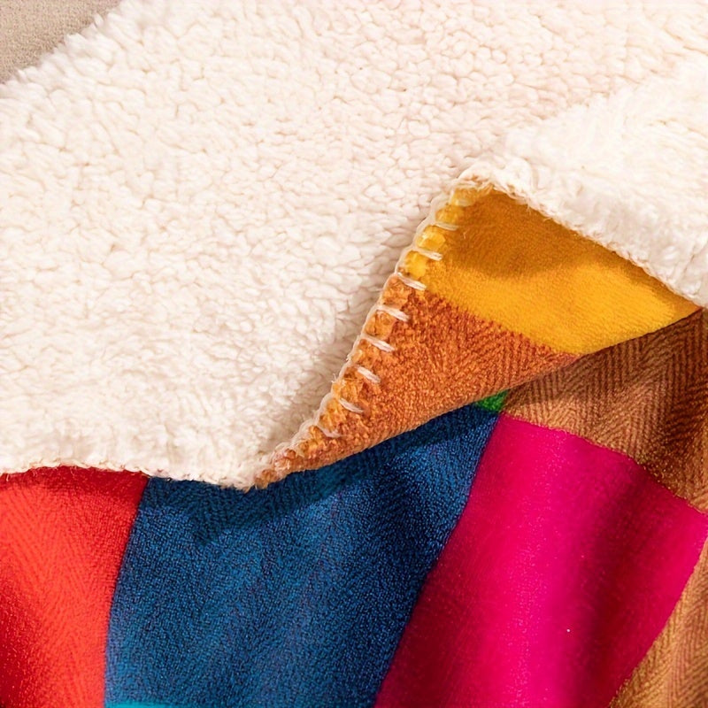 Plush Fleece Throw Blanket - Soft Reversible Sherpa Blanket
