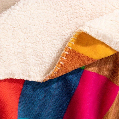 Plush Fleece Throw Blanket - Soft Reversible Sherpa Blanket