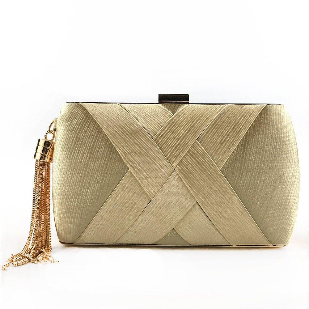 Elegant Satin Evening Clutch Bag - Cofik