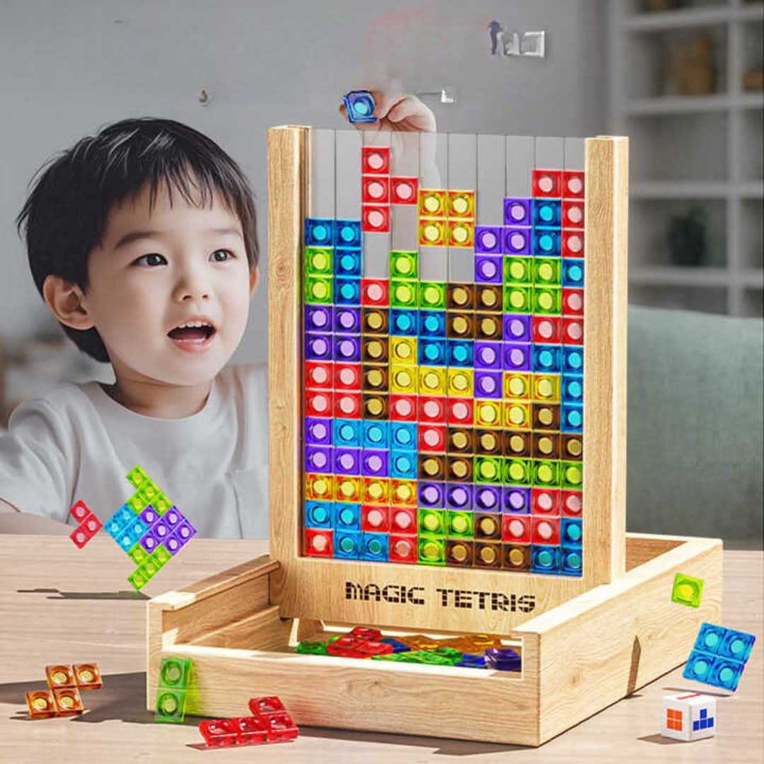 Fun Wooden Puzzle Game Board for All Ages - Cofik