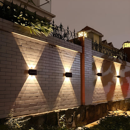 Bright Solar Powered Exterior Wall Lamp