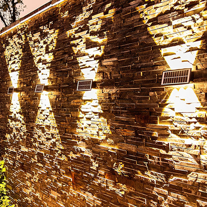 Bright Solar Powered Exterior Wall Lamp