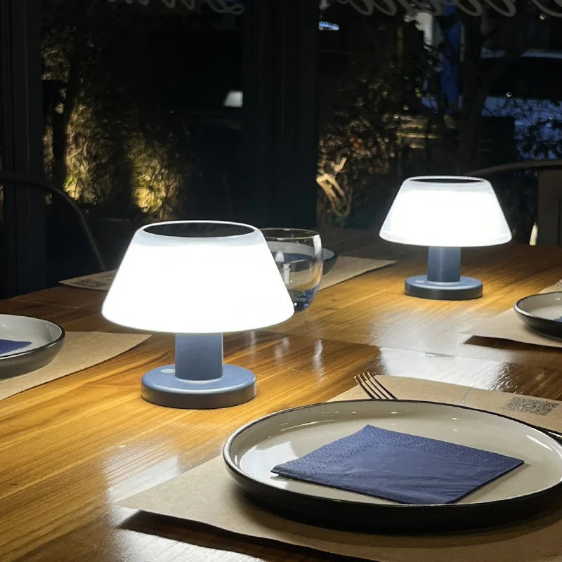 Contemporary Solar Powered Desk Lamp