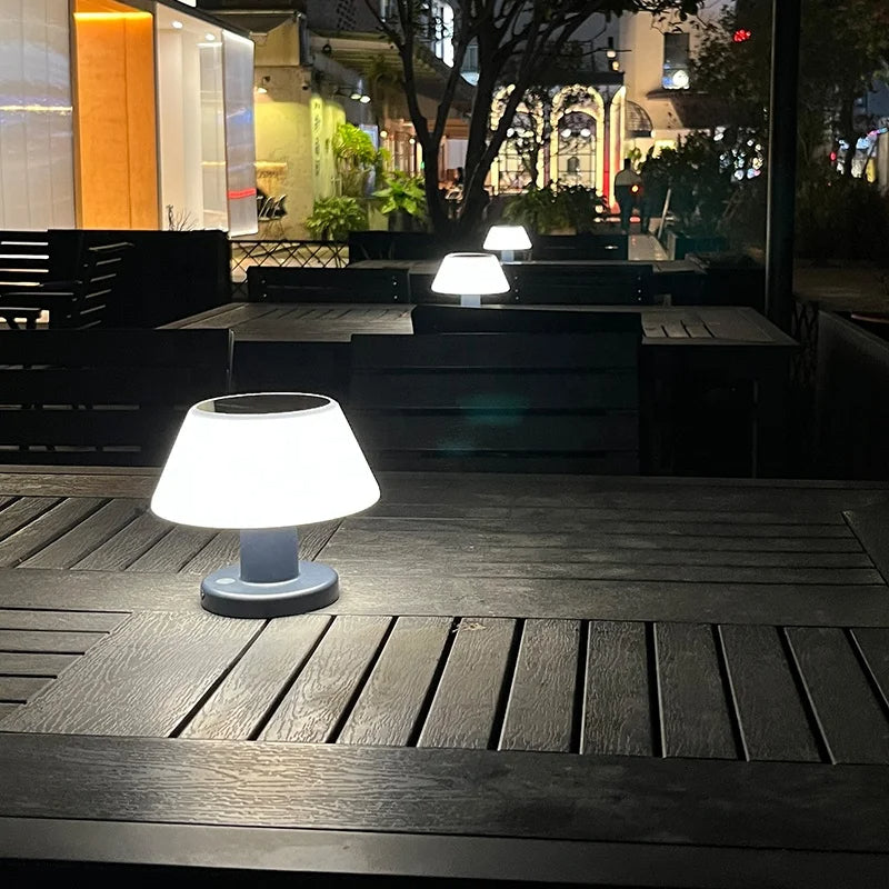 Contemporary Solar Powered Desk Lamp