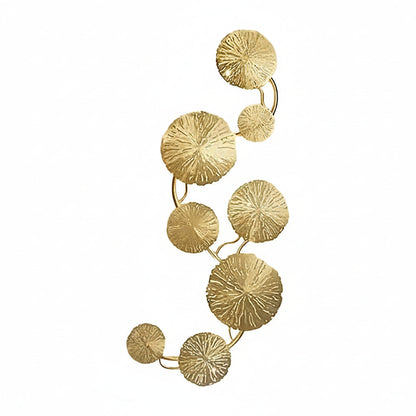 Contemporary Gold LED Wall Light Fixture