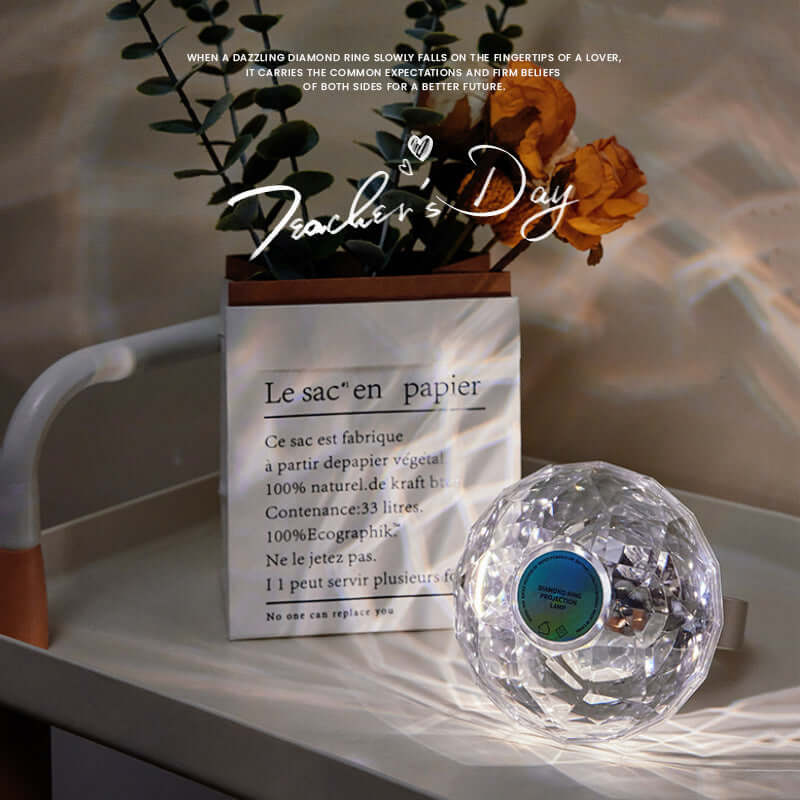 Sparkling Crystal Table Lamp Decorative Night Light
