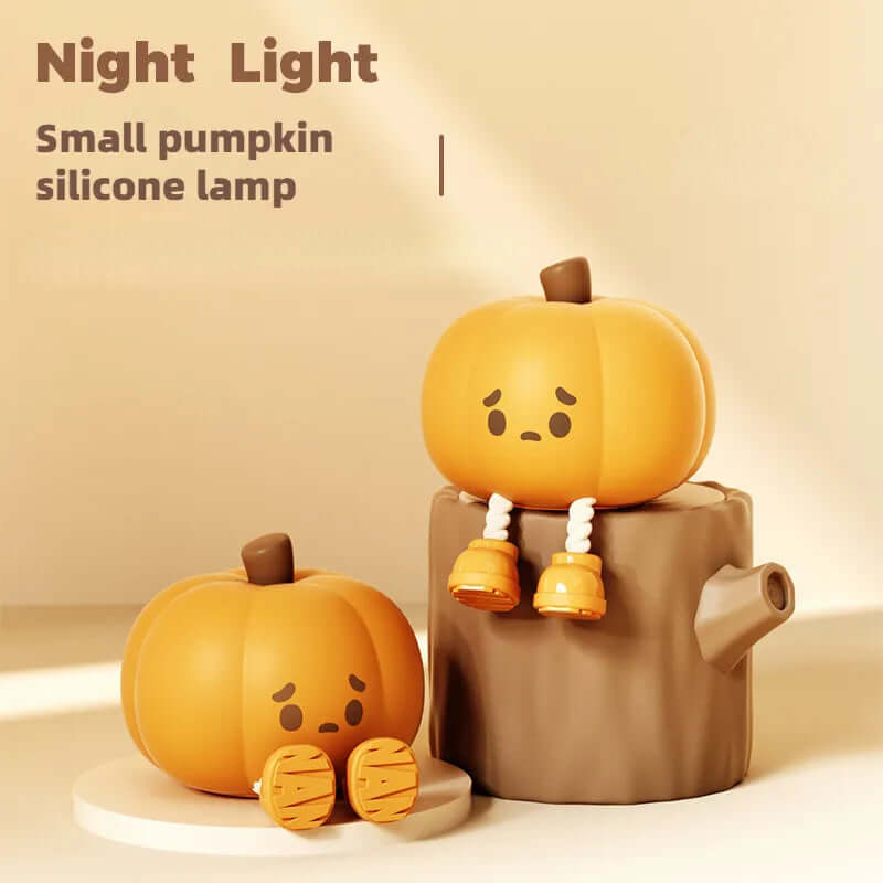 Soft Glow Halloween Pumpkin Table Lamp