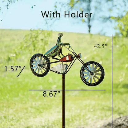 Classic Bike Outdoor Garden Decor Spinner