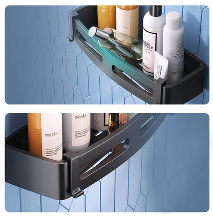 Silver Bathroom Storage Caddy Organizer