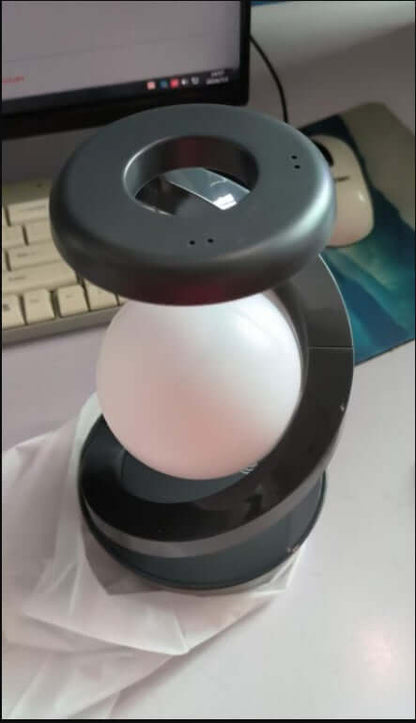 Compact LED Desk Lamp with Wireless Charging and Touch Control