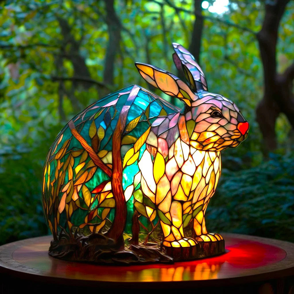 Stylish Animal Print Desk Lamp