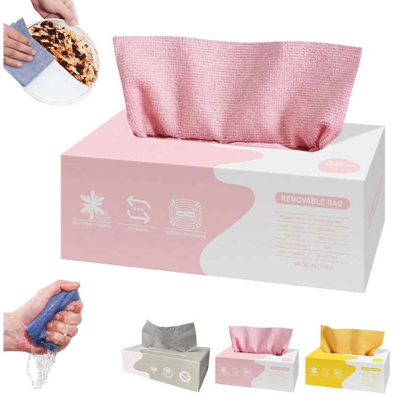 Reusable Microfiber Cleaning Wipes Noxord