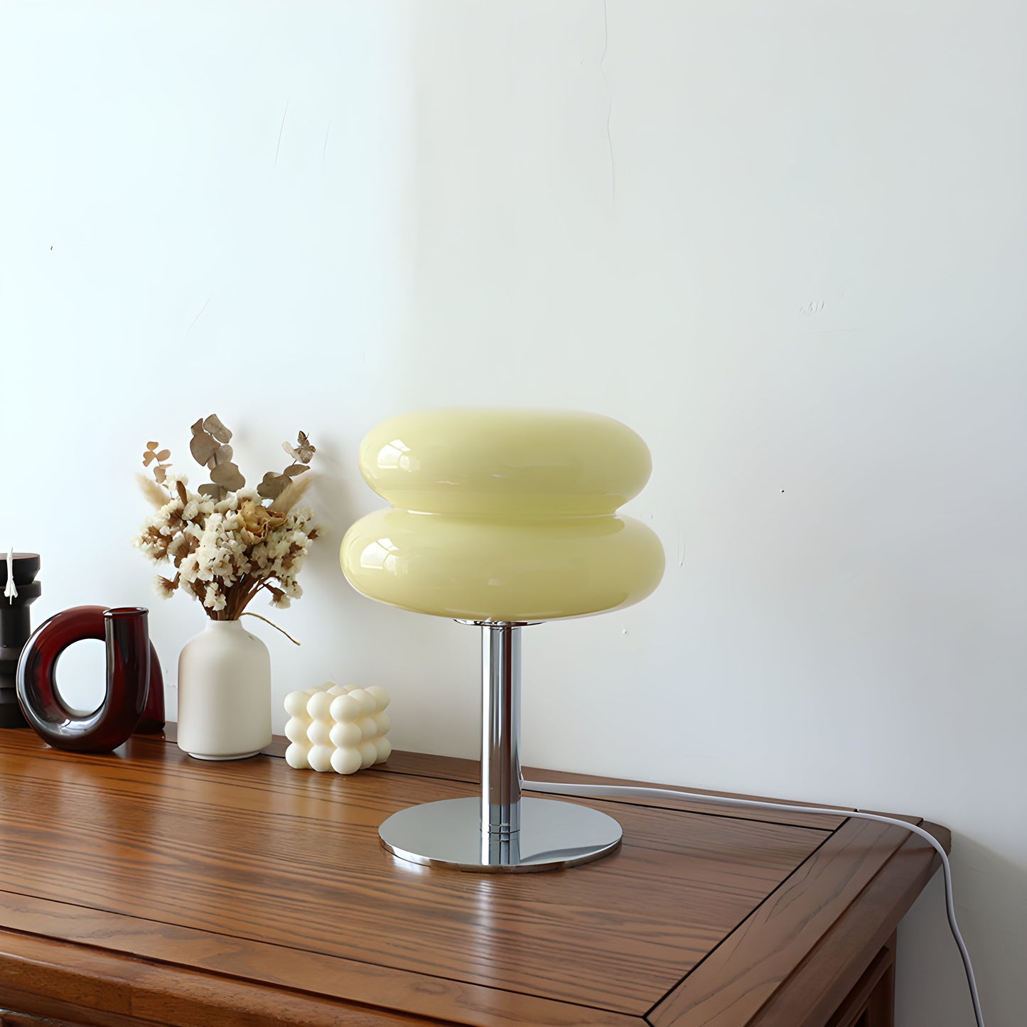 Elegant Glass LED Desk Table Lamp