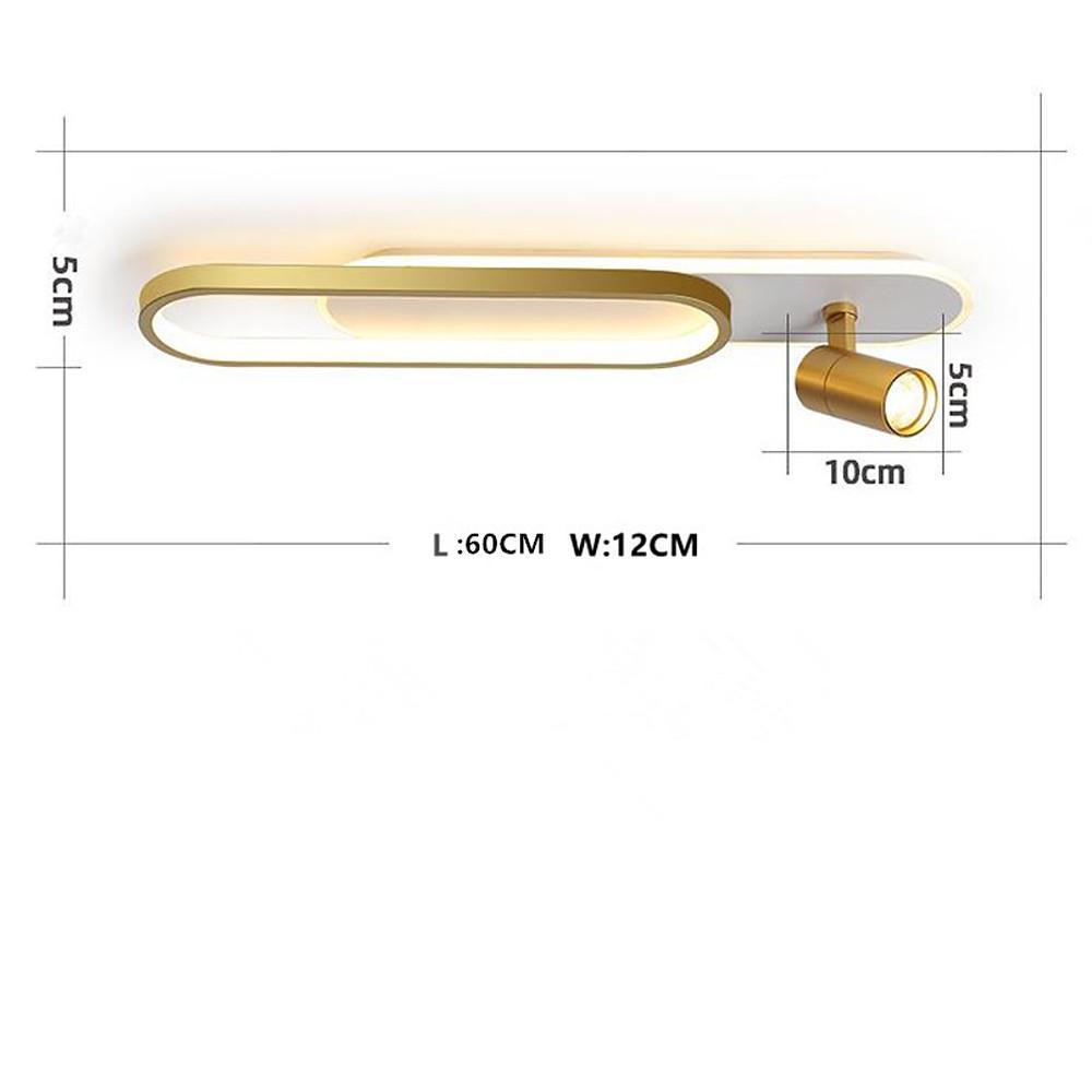 Sleek LED Rectangle Ceiling Mount Light Fixture