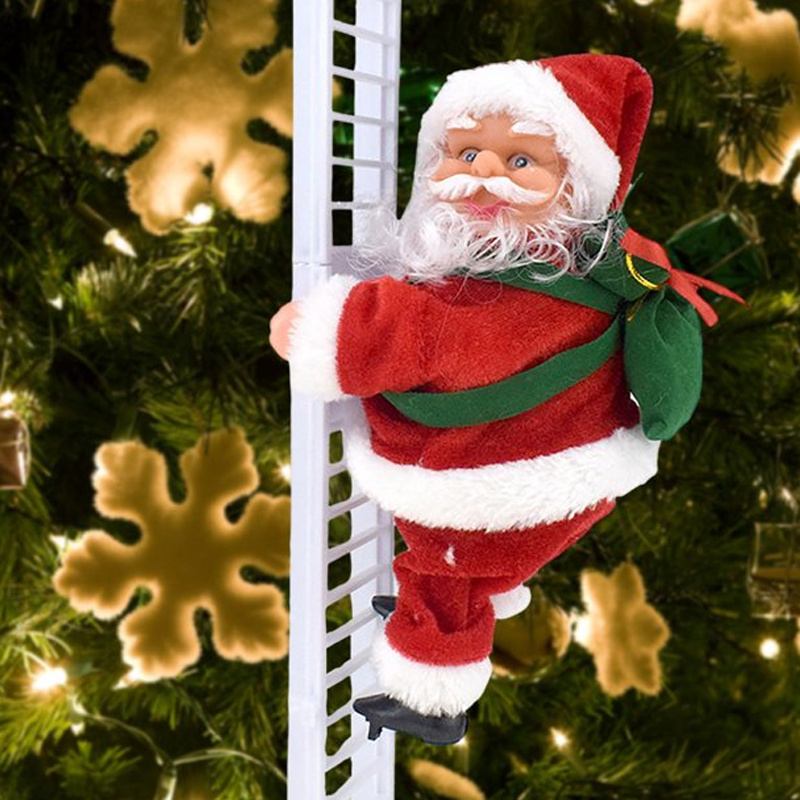 Electric Climbing Santa Claus Ladder