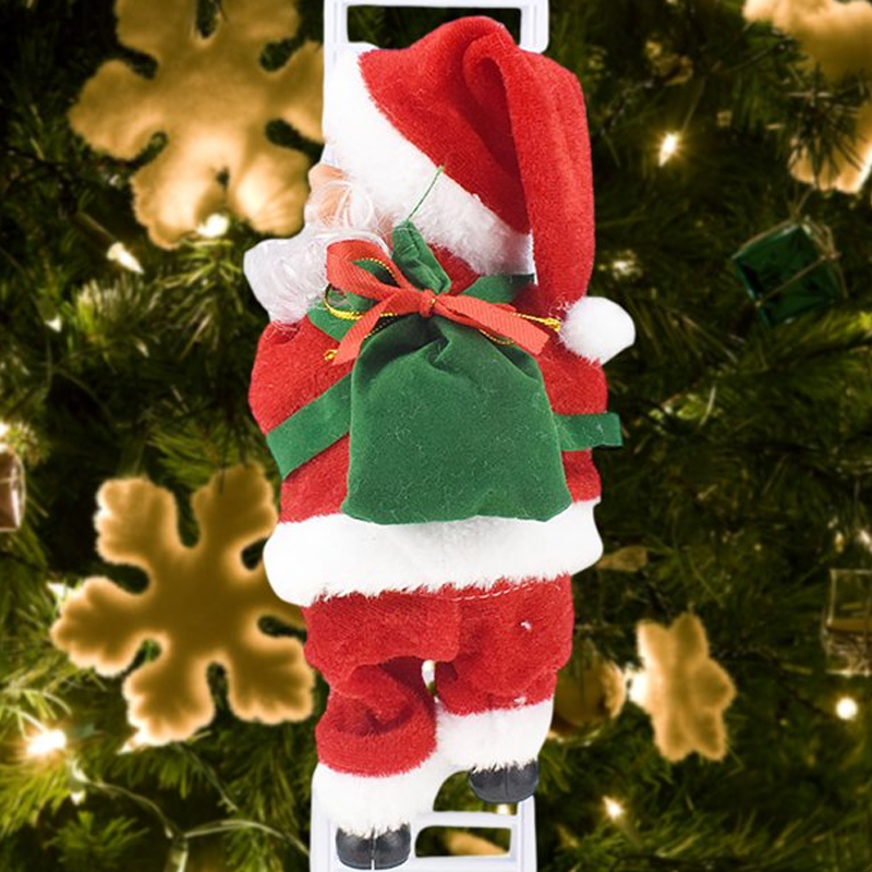 Electric Climbing Santa Claus Ladder