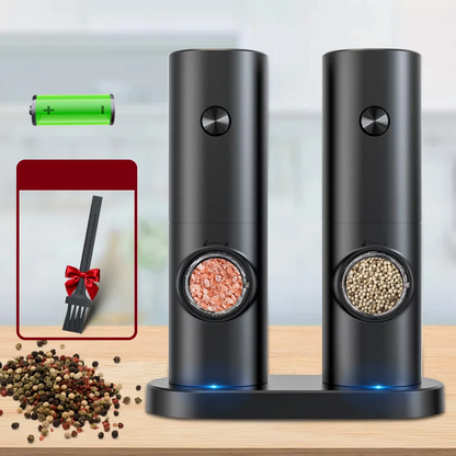 Automatic Salt and Pepper Grinder Set