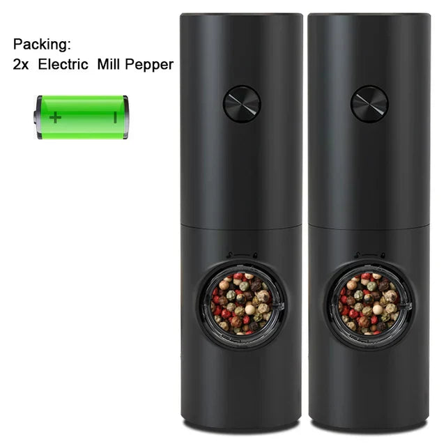Automatic Salt and Pepper Grinder Set