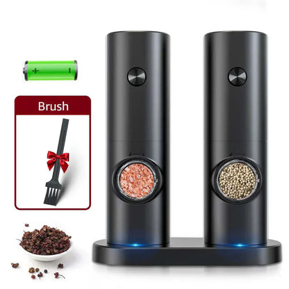 Automatic Salt and Pepper Grinder Set