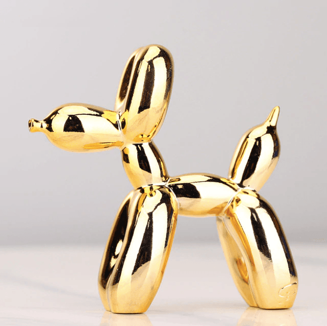 Colorful Metal Balloon Dog Figurine