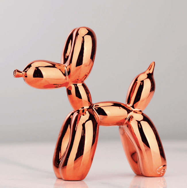 Colorful Metal Balloon Dog Figurine