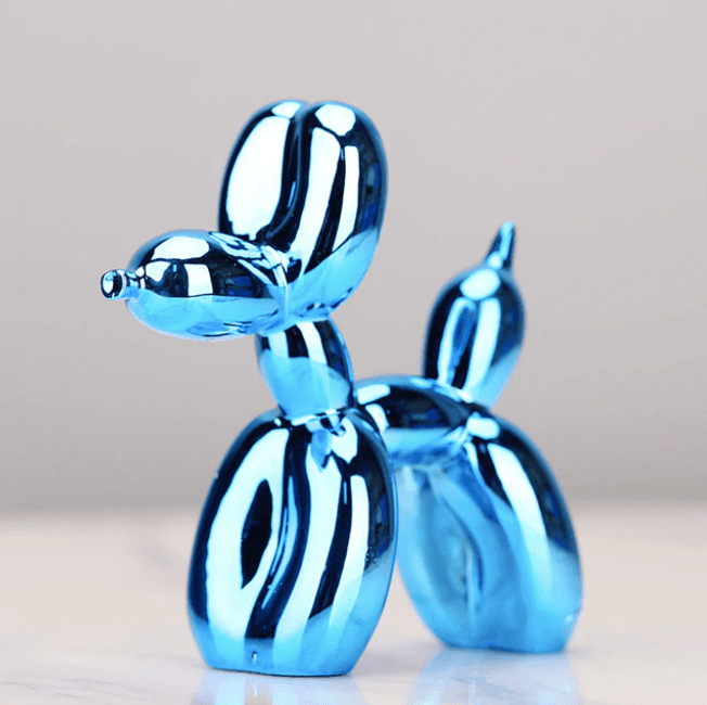 Colorful Metal Balloon Dog Figurine