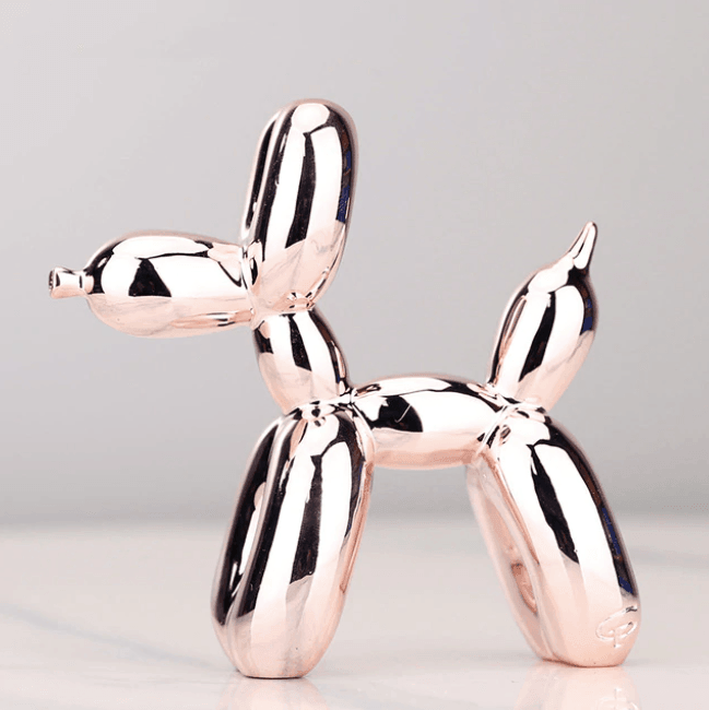 Colorful Metal Balloon Dog Figurine