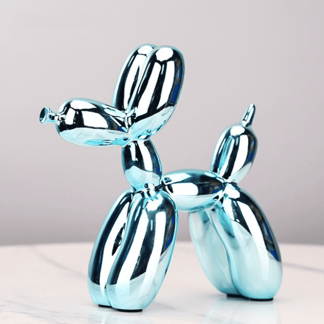 Colorful Metal Balloon Dog Figurine