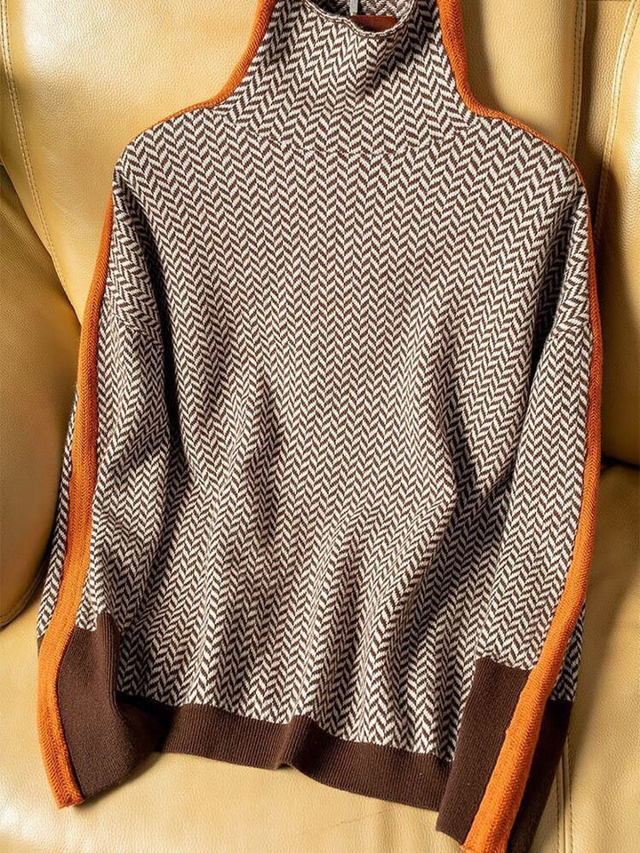 Elegant Cashmere Turtleneck Sweater