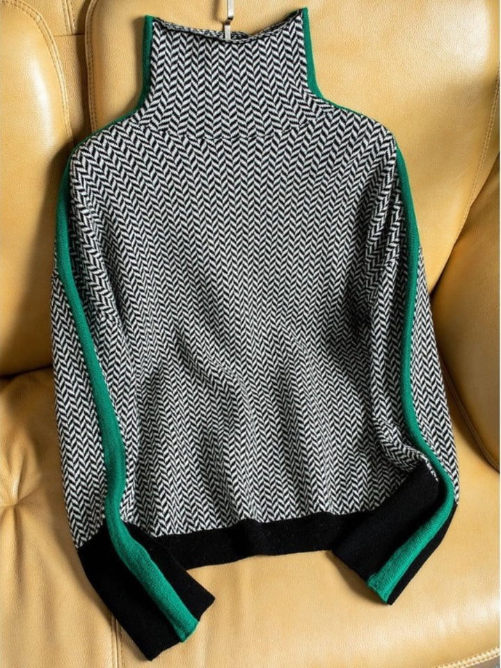 Elegant Cashmere Turtleneck Sweater