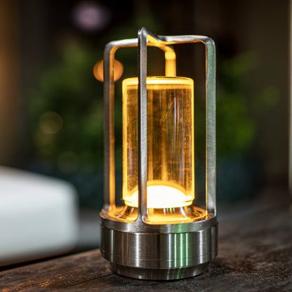 Elegant Glass Desk Lamp with Soft Lighting
