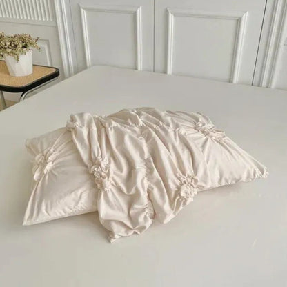 Soft Ruffled Microfiber Bed Sheet Set