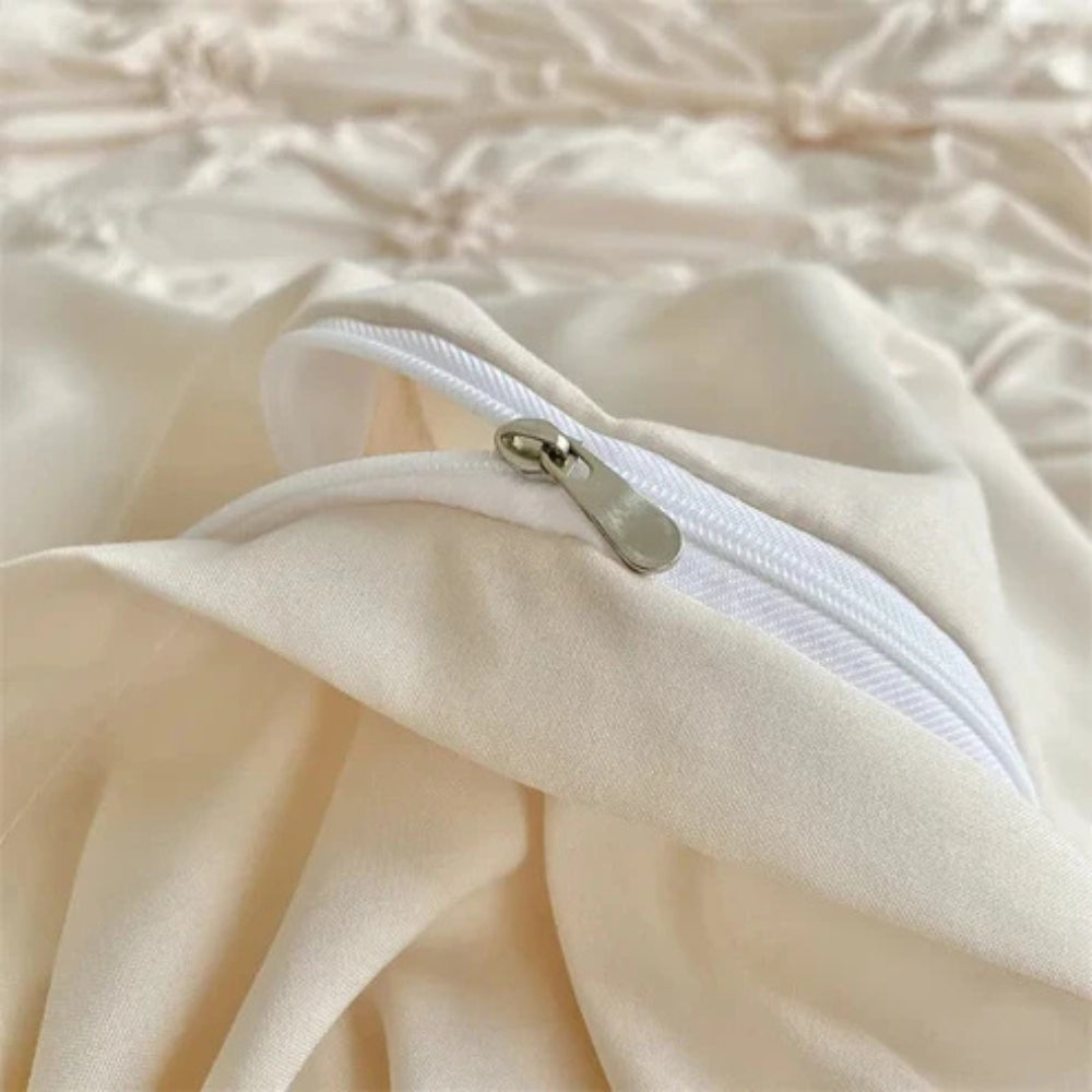 Soft Ruffled Microfiber Bed Sheet Set