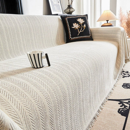 Stylish Herringbone Chenille Couch Slipcover