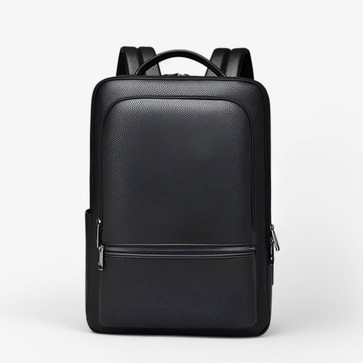 Premium Leather Laptop Backpack with USB Charger