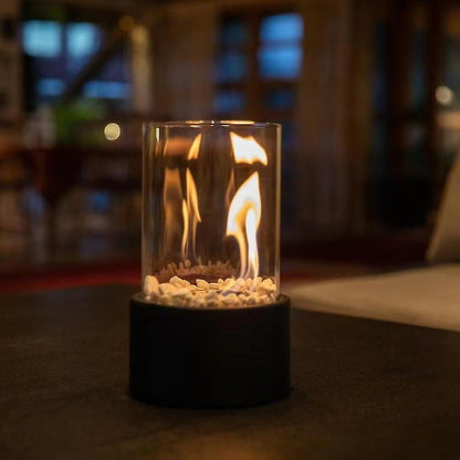 Elegant Glass Oil Desk Lamp
