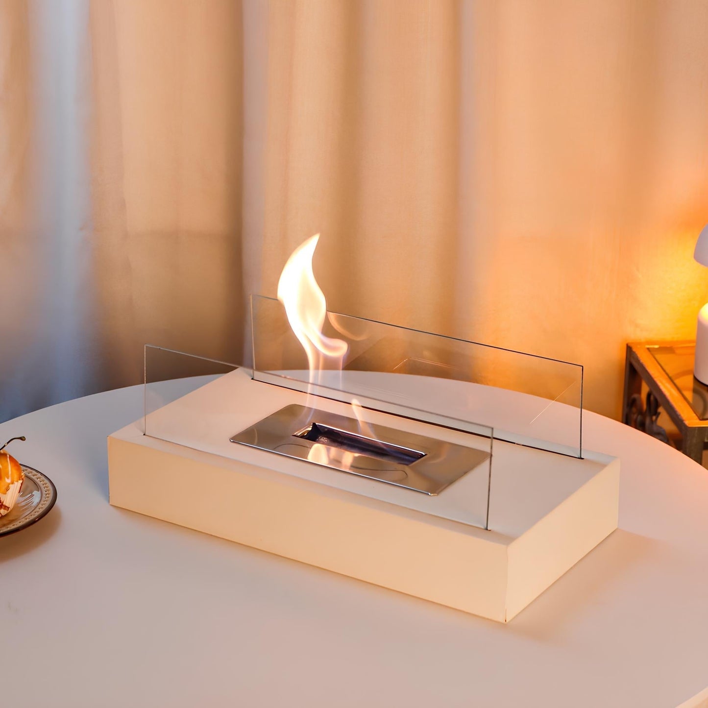 Compact Indoor Ethanol Table Fire Pit