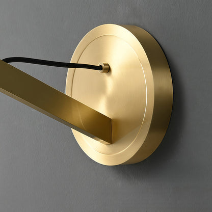 Simple Brass Glass Pendant Light Fixture