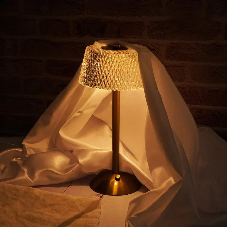 Wireless Crystal LED Desk Lamp