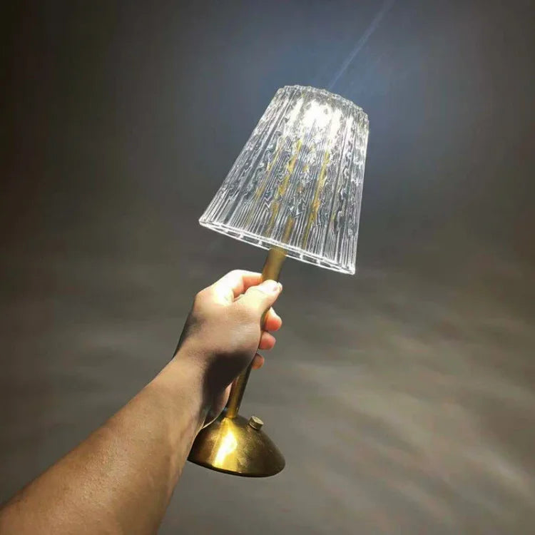 Wireless Crystal LED Desk Lamp