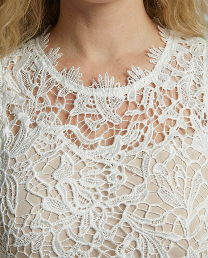 Elegant Women's Summer Dress Made of Lace for Summer | Charly