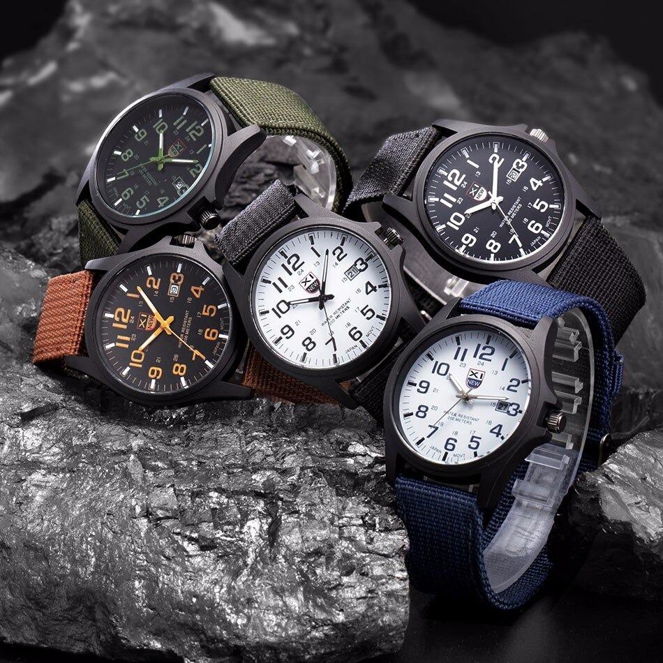 Rugged Outdoor Men's Watch – Waterproof LED Sport Watch