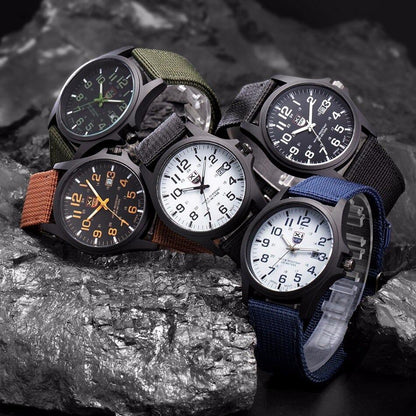 Rugged Outdoor Men's Watch – Waterproof LED Sport Watch