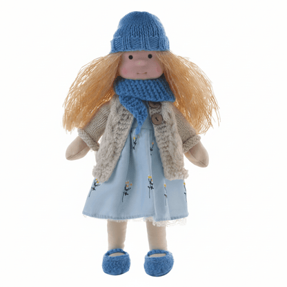 ELORA – Handmade Waldorf Doll Made of Cotton for Creative Play